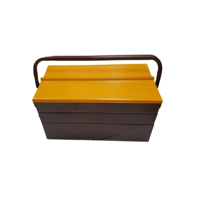 جعبه ابزار فلزی وفایی 40 سانت 2 طبقه مدل av 402 . مناسب هدیه روز مرد و تولد (ارسال از ابزار حسین 24)