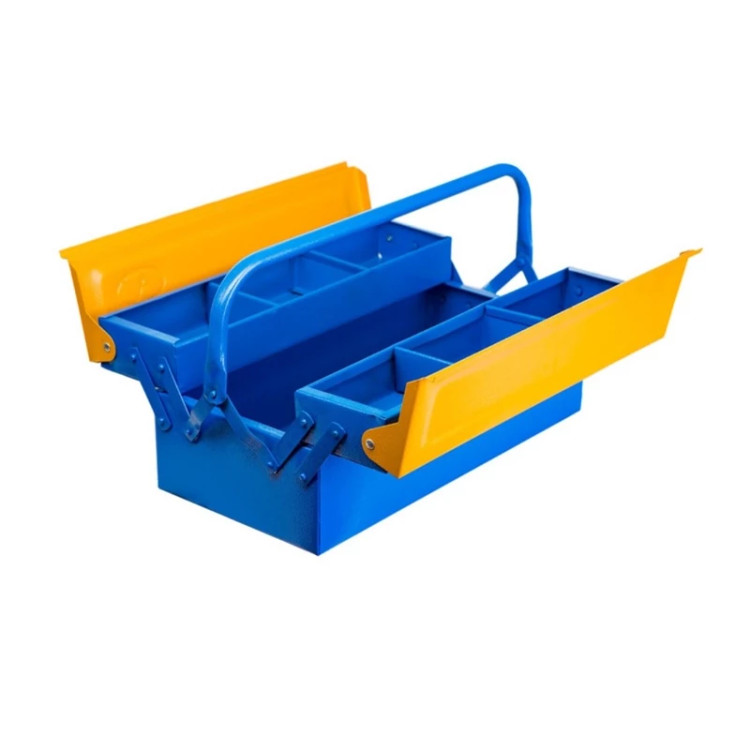 جعبه ابزار فلزی وفایی 40 سانت 2 طبقه مدل av 402 . مناسب هدیه روز مرد و تولد (ارسال از ابزار حسین 24)