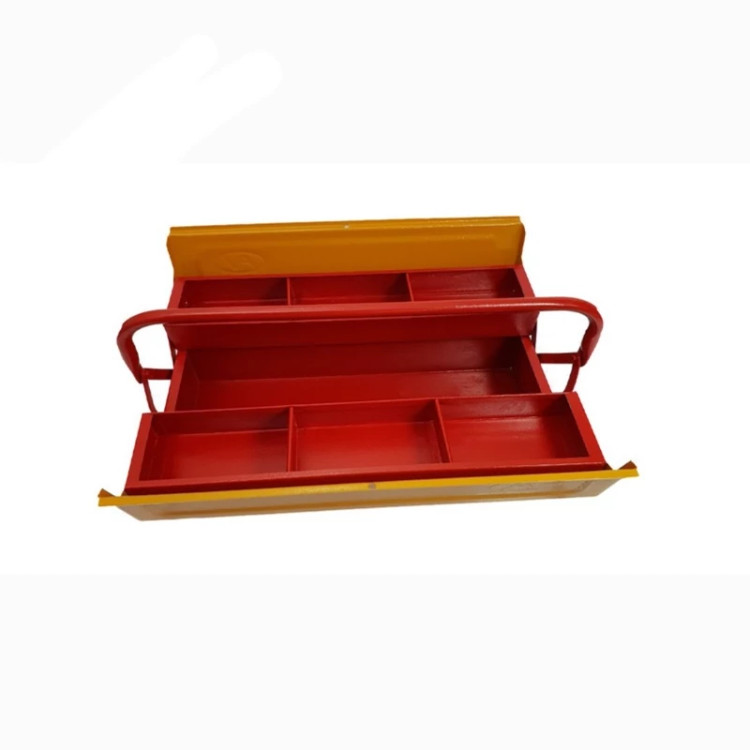 جعبه ابزار فلزی وفایی 40 سانت 2 طبقه مدل av 402 . مناسب هدیه روز مرد و تولد (ارسال از ابزار حسین 24)