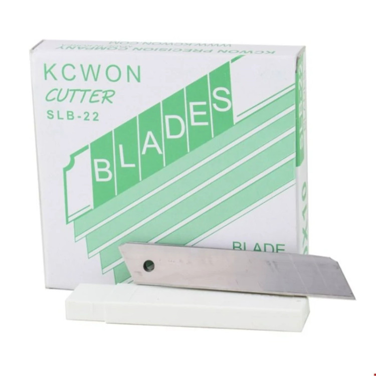 تیغ یدک کاتر موکت بری بزرگ kcwon کره ای (بسته 10 عددی) (ارسال از ابزار حسین 24)