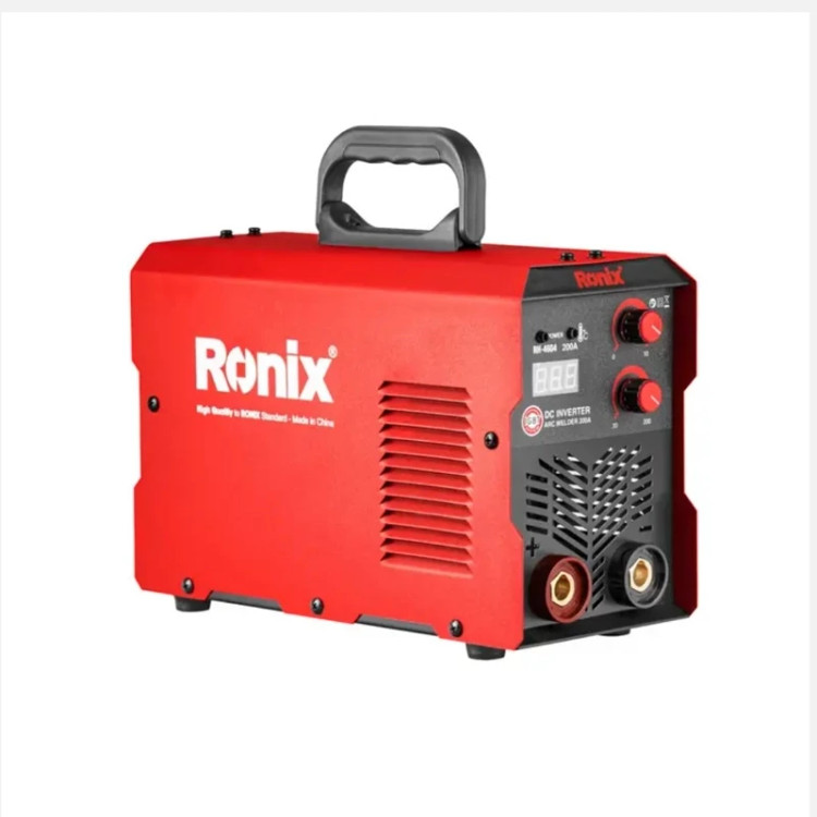 دستگاه جوش اینورتر 200 آمپر چینی 4604 رونیکس همراه با کابل و انبر جوش و 40 ماه گارانتی ronix (ارسال از ابزار حسین ۲۴)