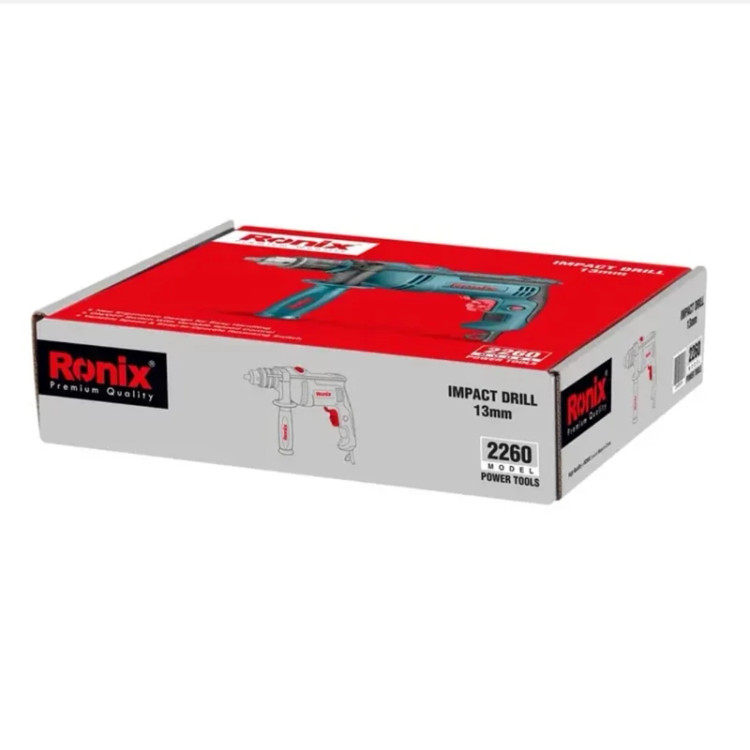 دریل 13 چکشی مدل 2260 آچاری 750 وات رونیکس با 12 ماه گارانتی ronix