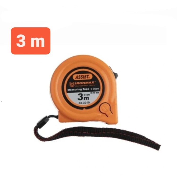 متر 3 متری نشکن مدل 63 - 3019 آسیست assist (ارسال از ابزار حسین 24)