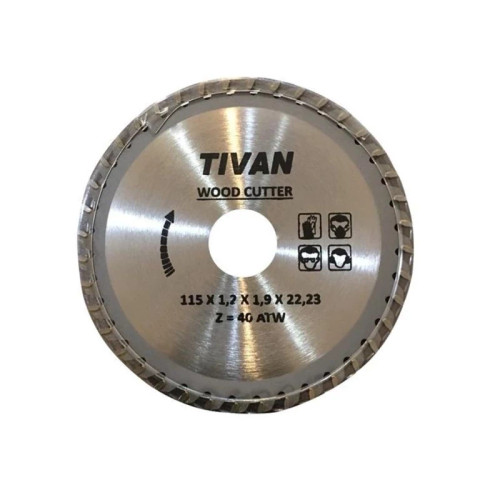 تیغ چوب بر 115 mm تیوان . مخصوص برش کاری چوب با مینی فرز (ارسال از ابزار حسین 24)