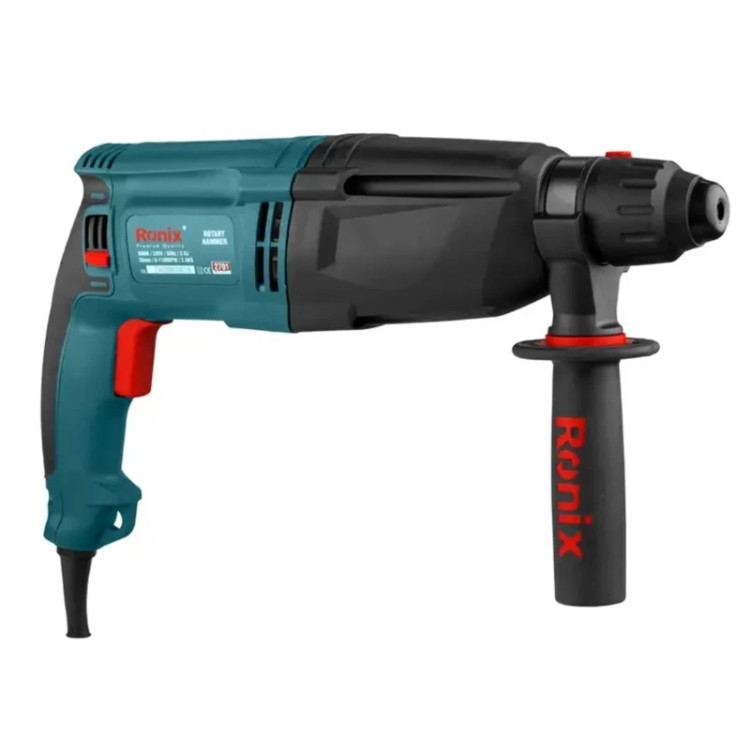دریل بتن کن سه حالته 2701 رونیکس 26 میلیمتری 800 وات 3 کیلویی چهار 4 شیار با 12 ماه گارانتی ronix (ارسال از ابزار حسین 24)