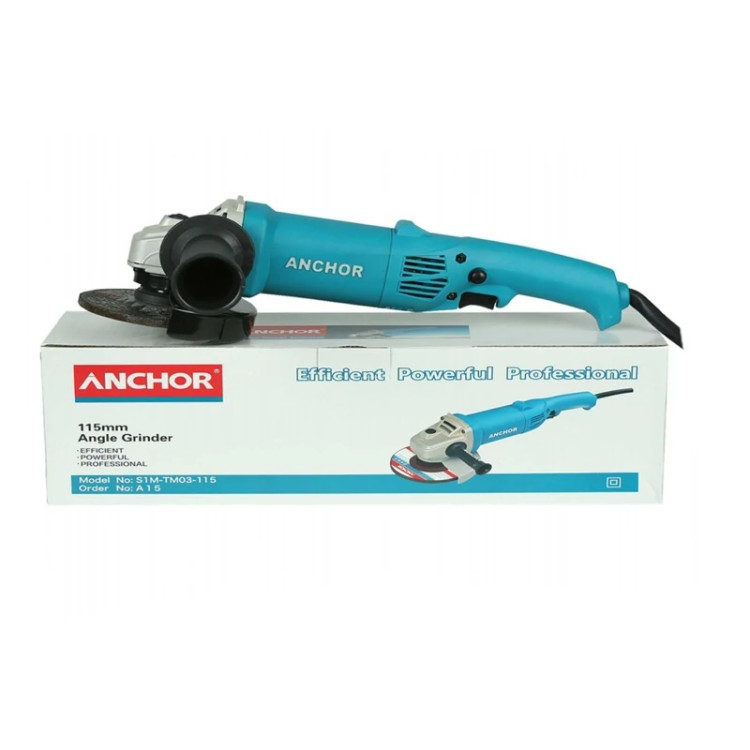 مینی فرز دسته بلند مدل A15 آنکور 1050 وات دم دار 125 میلیمتر با 12 ماه گارانتی anchor (ارسال از ابزار حسین 24)