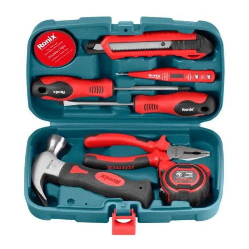 ست ابزار دستی 8 پارچه رونیکس مدل 0002 RS (مناسب هدیه و کادو تولد) (ارسال از ابزار حسین 24)