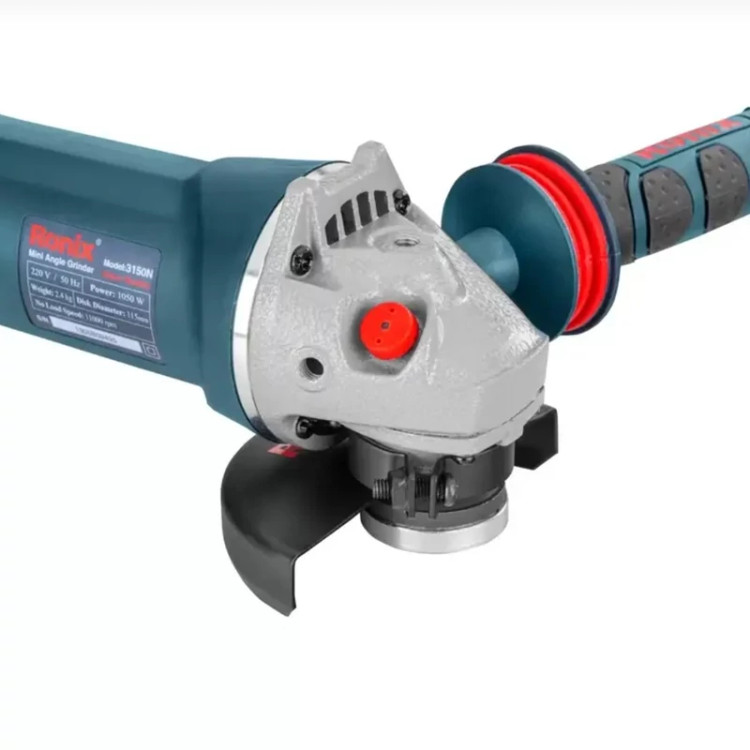 مینی فرز دسته بلند مدل 3150N رونیکس 1050 وات دم دار 115 میلیمتر 3150 n با 12 ماه گارانتی ronix (ارسال از ابزار حسین 24)