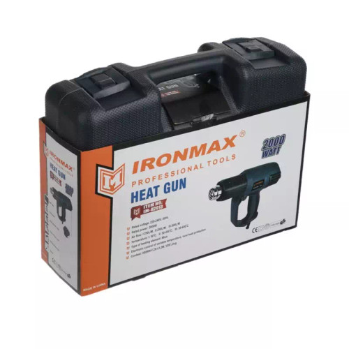 سشوار صنعتی 2000 وات آیرونمکس مدل 2013 المنت سرامیکی ironmax (ارسال از ابزار حسین 24)
