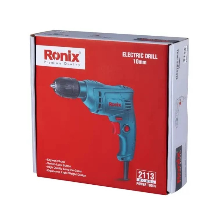 دریل 10 سه نظام اتومات 2113 رونیکس 350 وات با گارانتی ronix (ارسال از ابزار حسین 24)