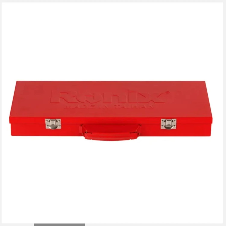 جعبه بکس 1.2 تایوانی 24 پارچه کروم - سفید رونیکس مدل 2624 ronix (ارسال از ابزار حسین 24)