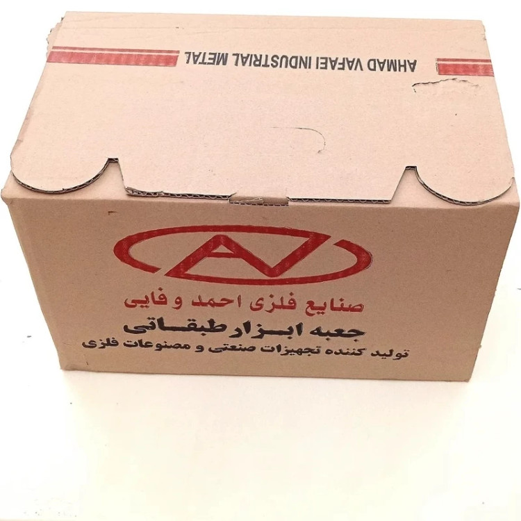 جعبه ابزار فلزی اتومات وفایی 40 سانت 3 طبقه مدل av 413 . مناسب هدیه روز مرد و تولد (ارسال از ابزار حسین 24)