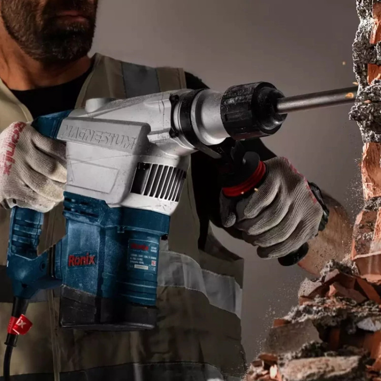 بتن کن 40 میلیمتری 5 شیار 1250 وات 7 کیلویی 2740 رونیکس (ارسال از ابزار حسین 24)