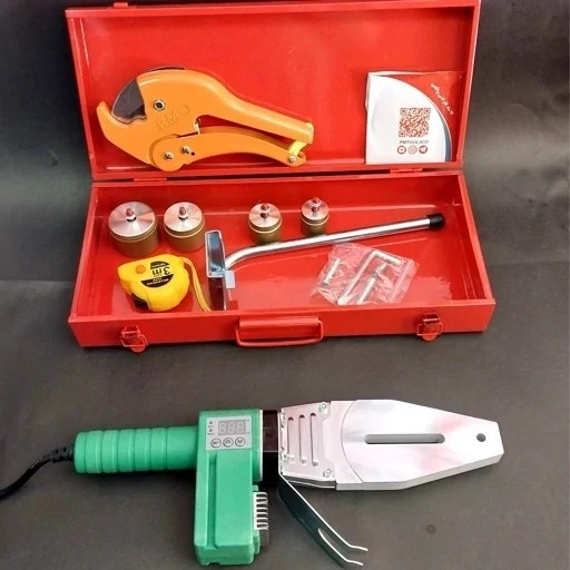 اتو لوله سبز 2000 وات پی ام مدل PW3 با لوازم و جعبه فلزی (ارسال از ابزار حسین 24)