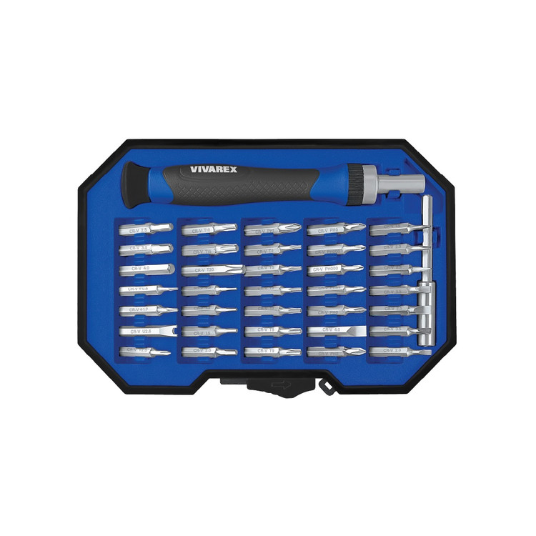 مجموعه ست 37 پارچه پیچ گوشتی و بیت ویوارکس مدل VR3765 - SD