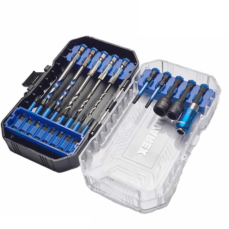 مجموعه 18 پارچه ست نوک پیچ گوشتی و مته ویوارکس مدل VR1865 - SD