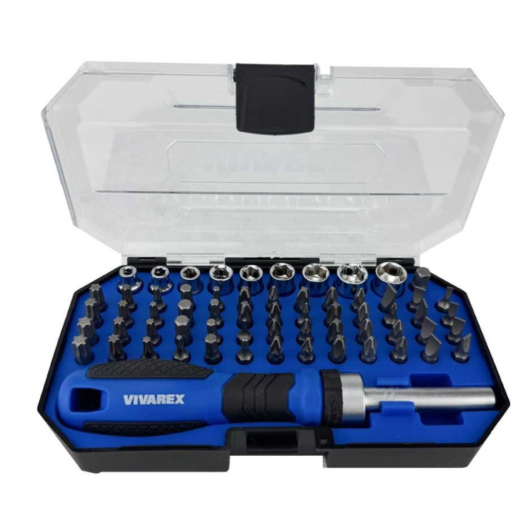 مجموعه 63 پارچه ست پیچ گوشتی و بکس و بیت ویوارکس مدل VR6365 - SD - مناسب هدیه تولد و کادو روز مرد