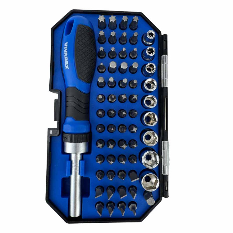 مجموعه 63 پارچه ست پیچ گوشتی و بکس و بیت ویوارکس مدل VR6365 - SD - مناسب هدیه تولد و کادو روز مرد