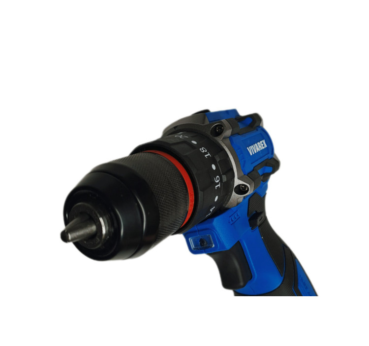 دریل پیچ گوشتی شارژی 16.8 ولت با لوازم ویوارکس چکشی . براش لس . سه نظام فلزی . ترکمتر دار 2 باتری VR1610 (ارسال از ابزارحسین 24) کپی