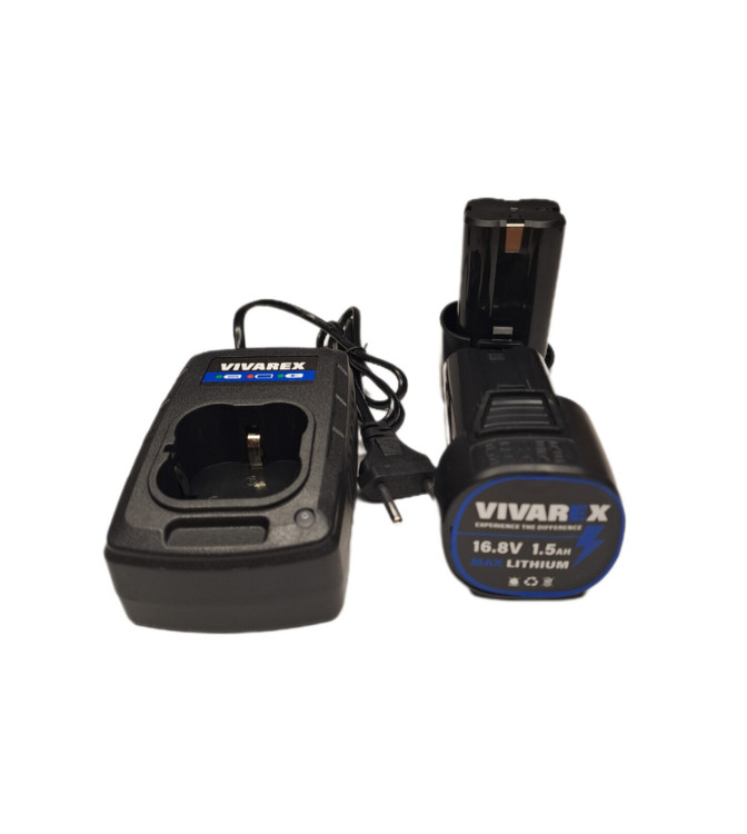 دریل پیچ گوشتی شارژی 16.8 ولت با لوازم ویوارکس چکشی . براش لس . سه نظام فلزی . ترکمتر دار 2 باتری VR1610 (ارسال از ابزارحسین 24) کپی