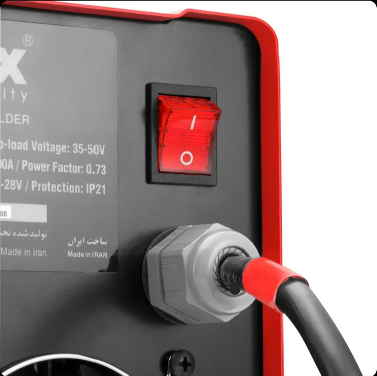 دستگاه جوش اینورتر 200 آمپر ایرانی 4607 رونیکس همراه با کابل و انبر جوش و 40 ماه گارانتی Ronix (ارسال ابزار حسین ۲۴)