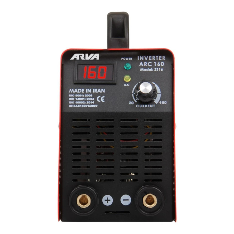 اینورتر دستگاه جوش 2116 آروا 160 آمپر با 70 ماه گارانتی بی قید و شرط (ارسال از ابزار حسین ۲۴)
